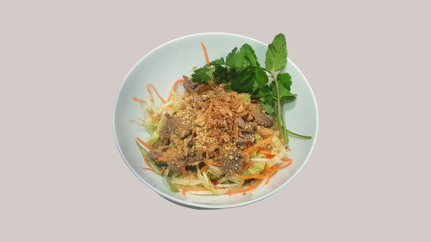 Salade: bœuf, poulet ou scampi